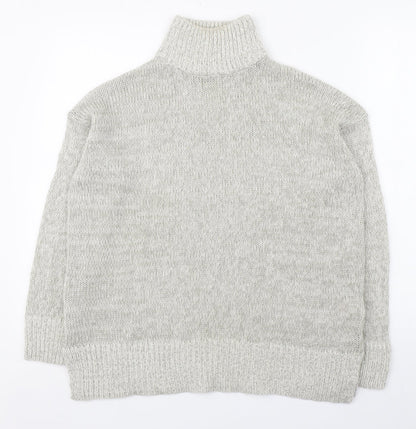 Womens UK Size S New Look Grey Pullover Jumper
