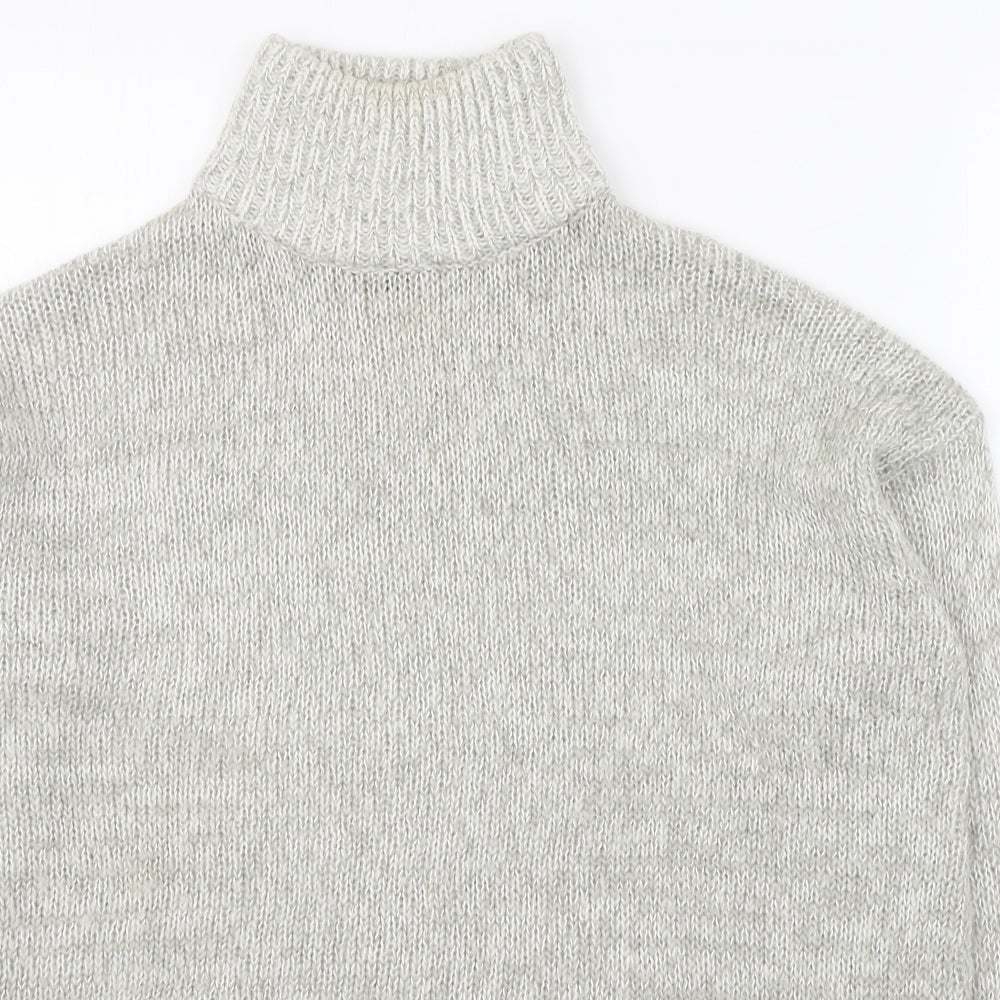 Womens UK Size S New Look Grey Pullover Jumper