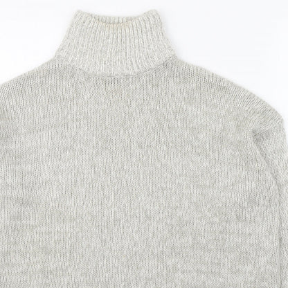 Womens UK Size S New Look Grey Pullover Jumper
