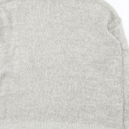 Womens UK Size S New Look Grey Pullover Jumper