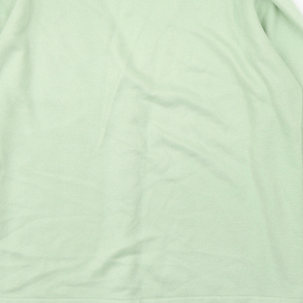 Womens UK Size S Lauren Taylor Green Cardigan Jumper