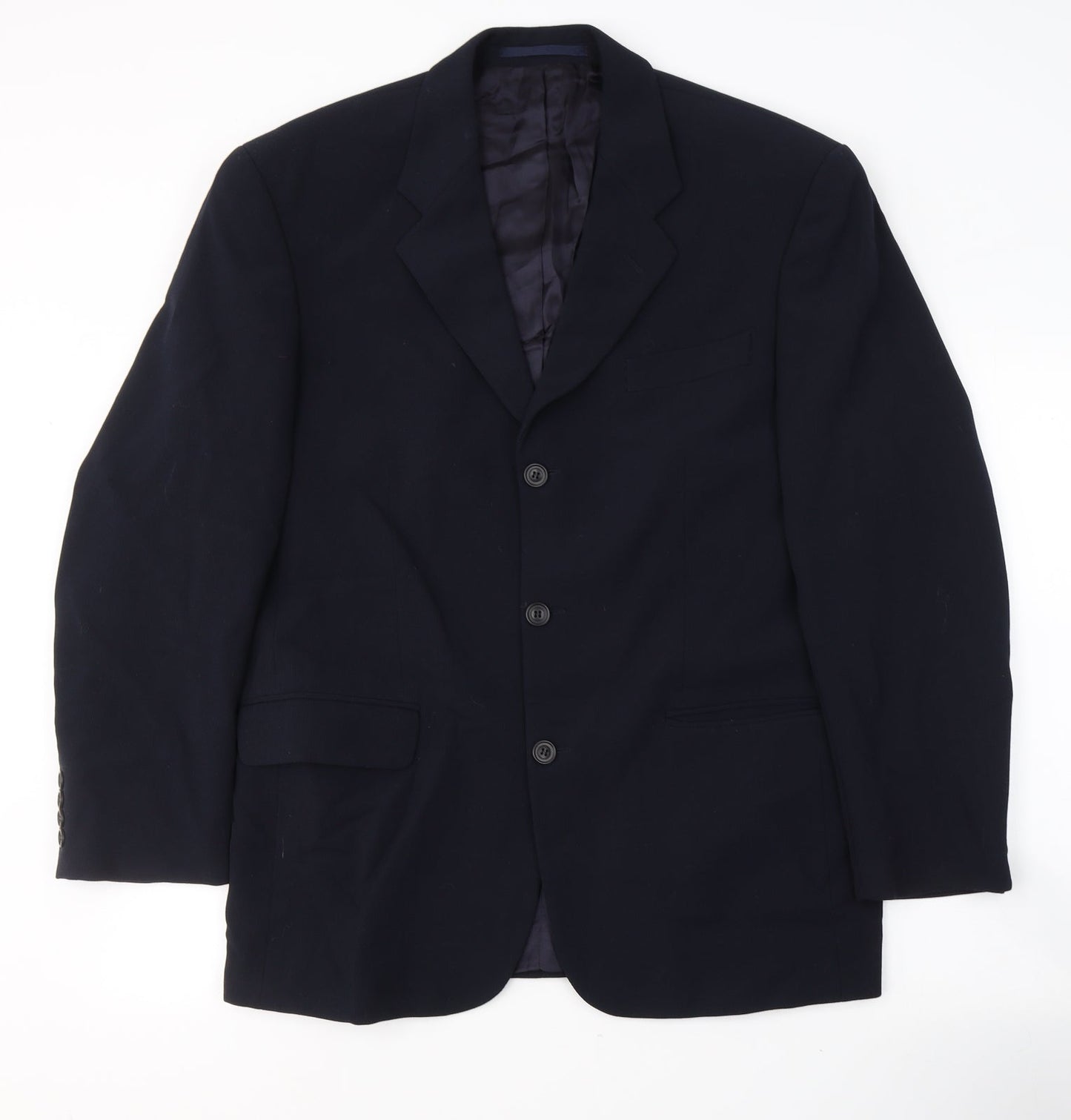 Mens UK Size L REMUS Regular Black Suit Jacket