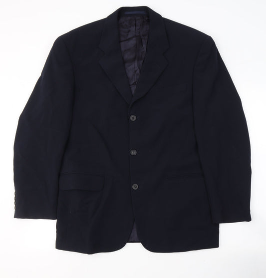 Mens UK Size L REMUS Regular Black Suit Jacket