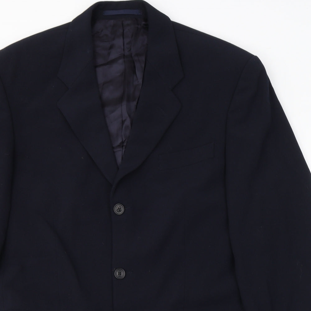 Mens UK Size L REMUS Regular Black Suit Jacket