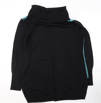Womens UK Size 20 Roman Black Basic Blouse