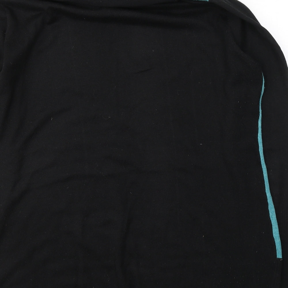 Womens UK Size 20 Roman Black Basic Blouse