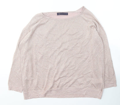 Womens UK Size 12 Marks and Spencer Pink Pullover Jumper