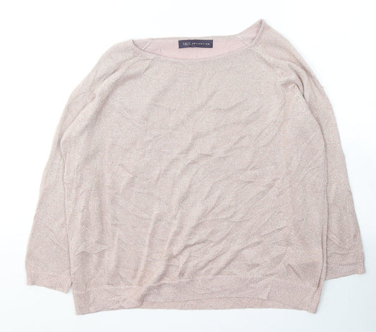 Womens UK Size 12 Marks and Spencer Pink Pullover Jumper