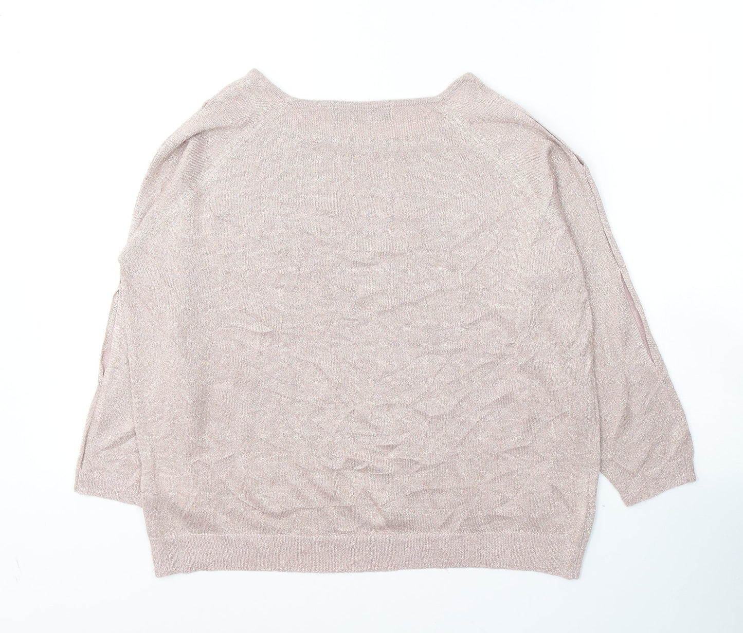 Womens UK Size 12 Marks and Spencer Pink Pullover Jumper