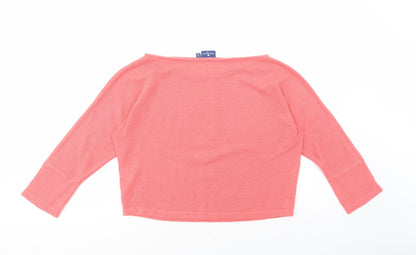 Womens UK Size 16 TOM TAILOR Pink Basic Blouse