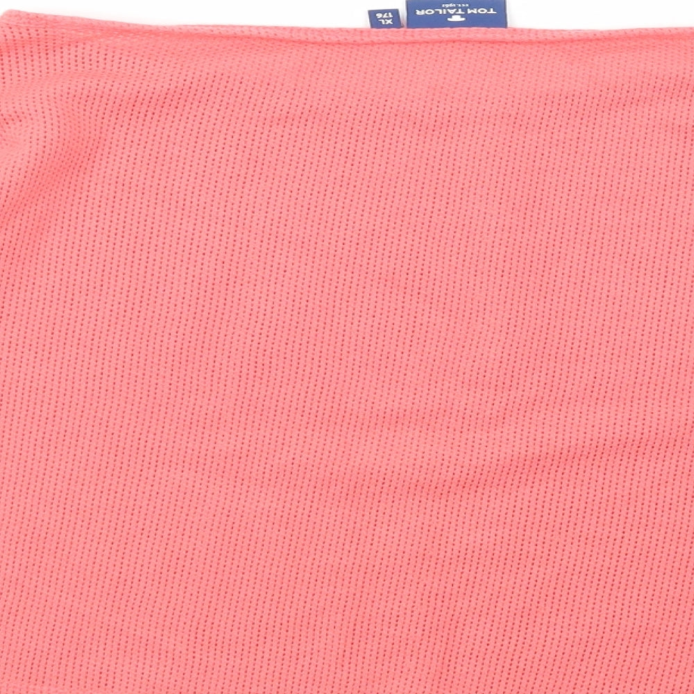 Womens UK Size 16 TOM TAILOR Pink Basic Blouse