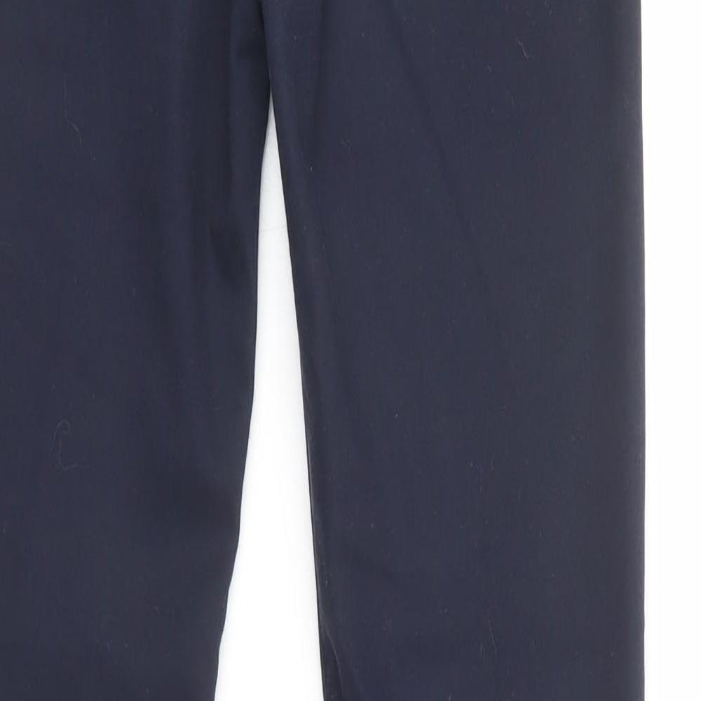 H&M Womens Blue  Cotton Skinny Jeans Size 8 L32 in Regular Button