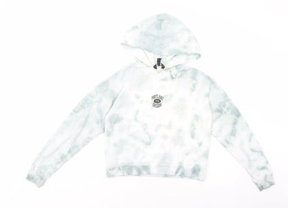 New Look Girls Green  Polyester Pullover Hoodie Size 12-13 Years  Pullover - Portland