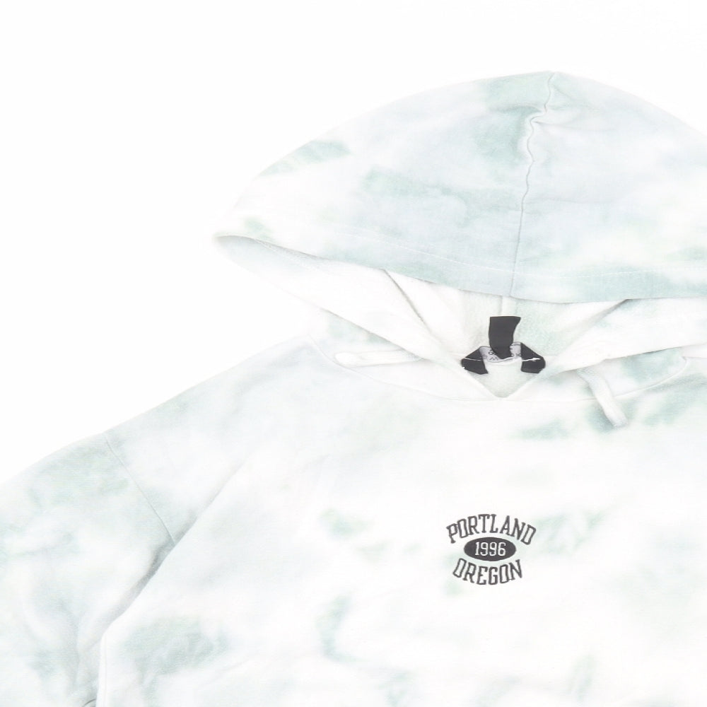 New Look Girls Green  Polyester Pullover Hoodie Size 12-13 Years  Pullover - Portland