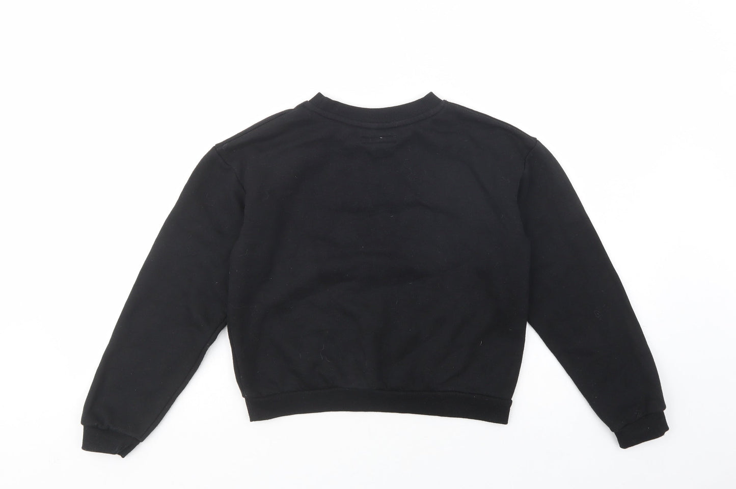 Primark Girls Black  Polyester Pullover Hoodie Size 13-14 Years  Pullover - Be Nice