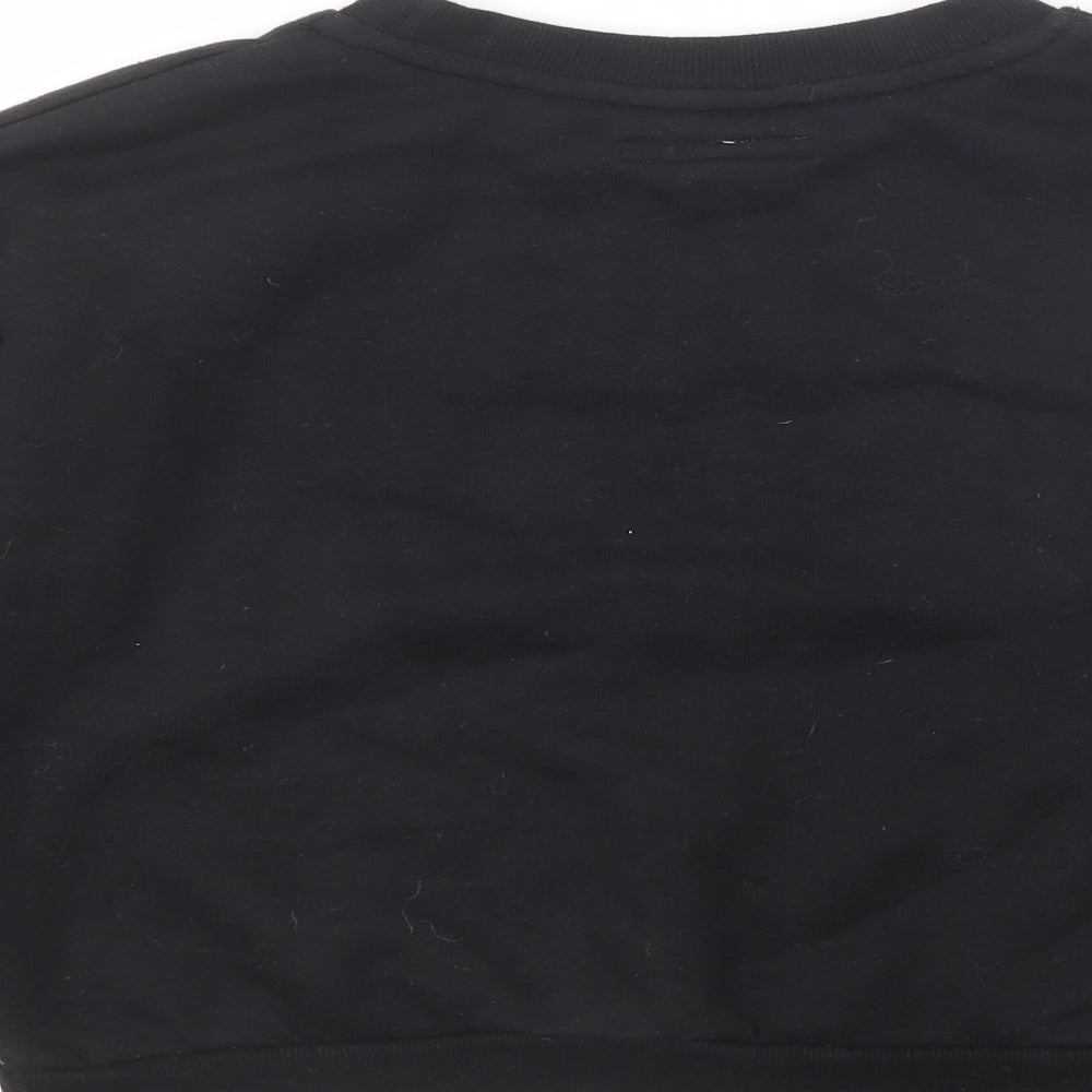 Primark Girls Black  Polyester Pullover Hoodie Size 13-14 Years  Pullover - Be Nice