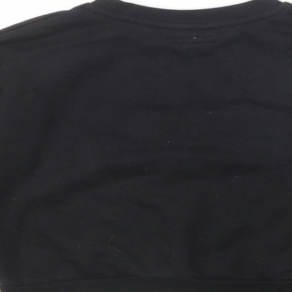 Primark Girls Black  Polyester Pullover Hoodie Size 13-14 Years  Pullover - Be Nice