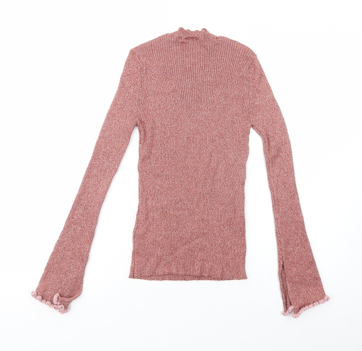Womens UK Size 10 Topshop Pink Pullover Jumper
