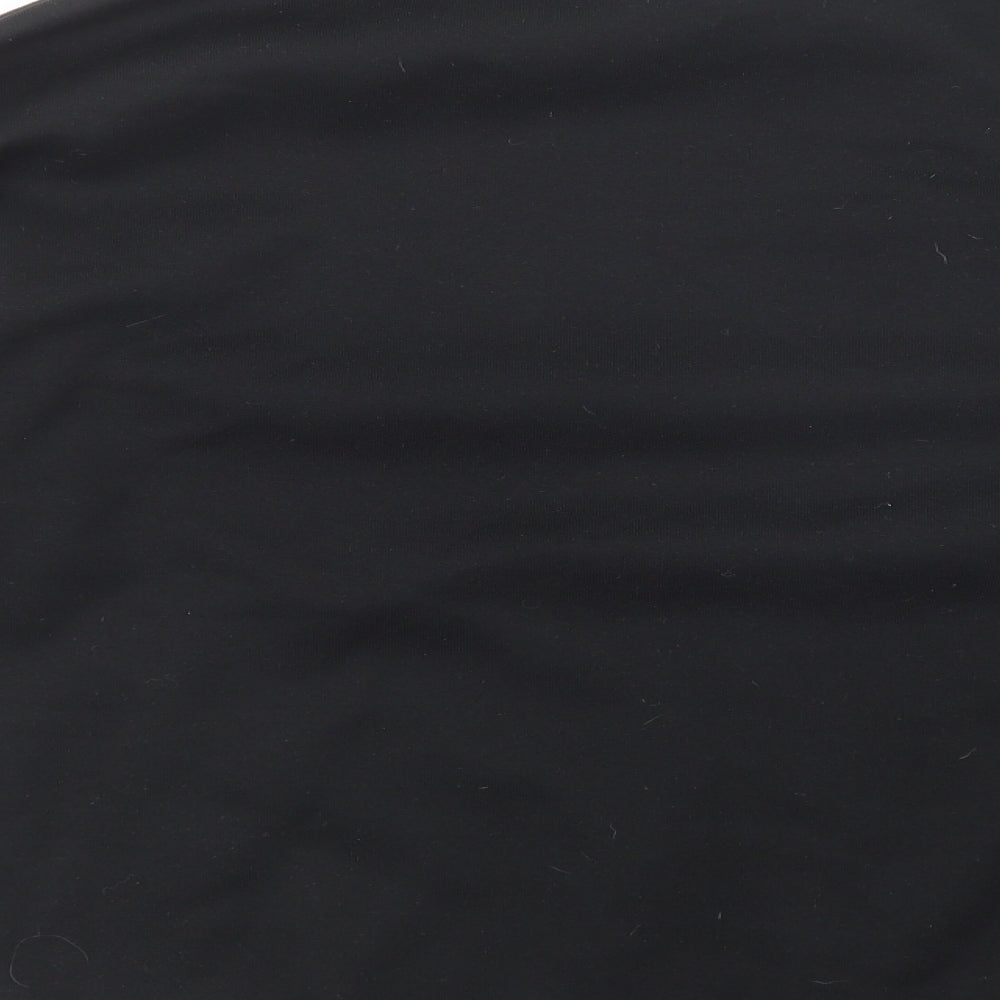 Boohoo Womens Black  Polyester Pullover Sweatshirt Size 12  Pullover