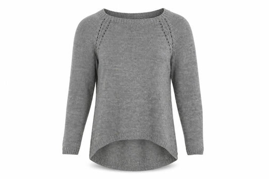 Womens UK Size S Made in Italy Grey Pullover Jumper