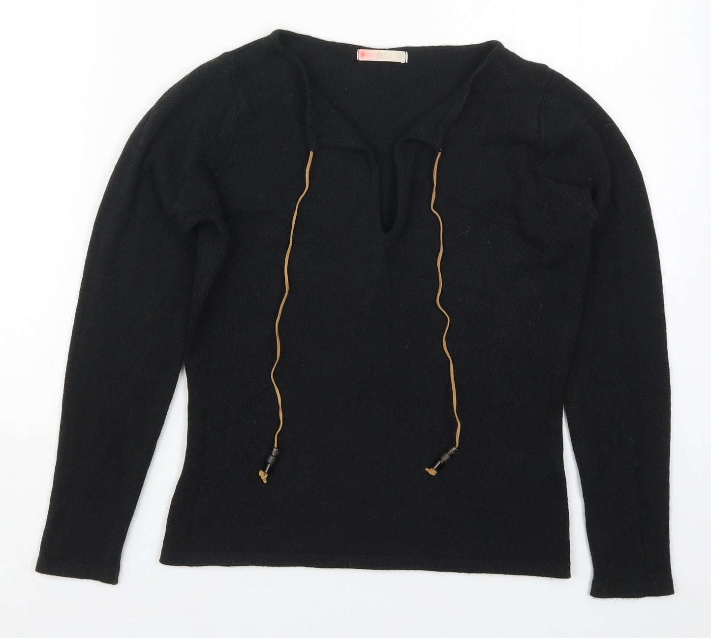 Womens UK Size 10 Marks and Spencer Black Pullover Jumper