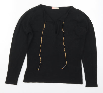 Womens UK Size 10 Marks and Spencer Black Pullover Jumper
