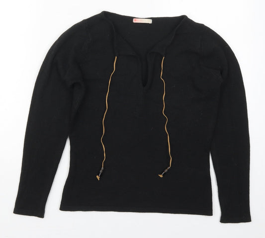 Womens UK Size 10 Marks and Spencer Black Pullover Jumper