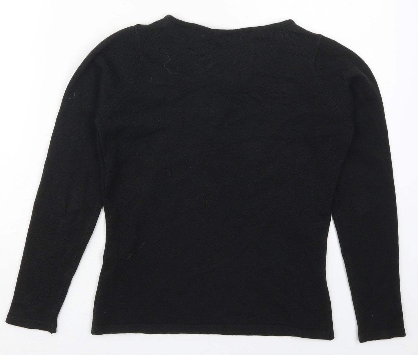 Womens UK Size 10 Marks and Spencer Black Pullover Jumper
