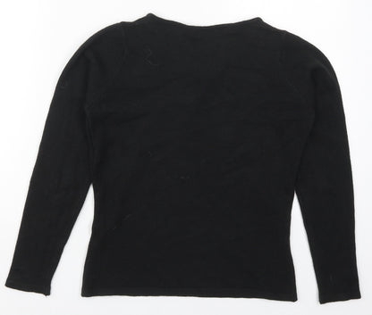 Womens UK Size 10 Marks and Spencer Black Pullover Jumper