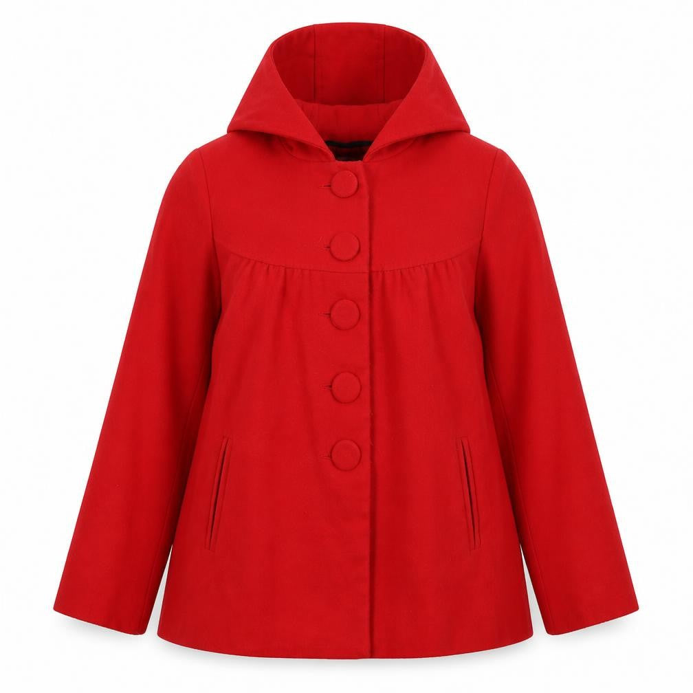 George Womens Red   Pea Coat Coat Size 12  Button