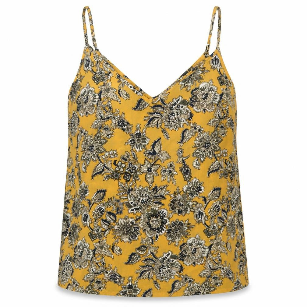 Womens UK Size 12 Studio Yellow Basic Tank