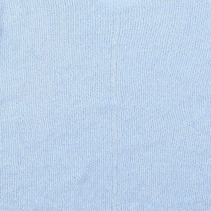 Womens UK Size M Preworn Blue Pullover Jumper