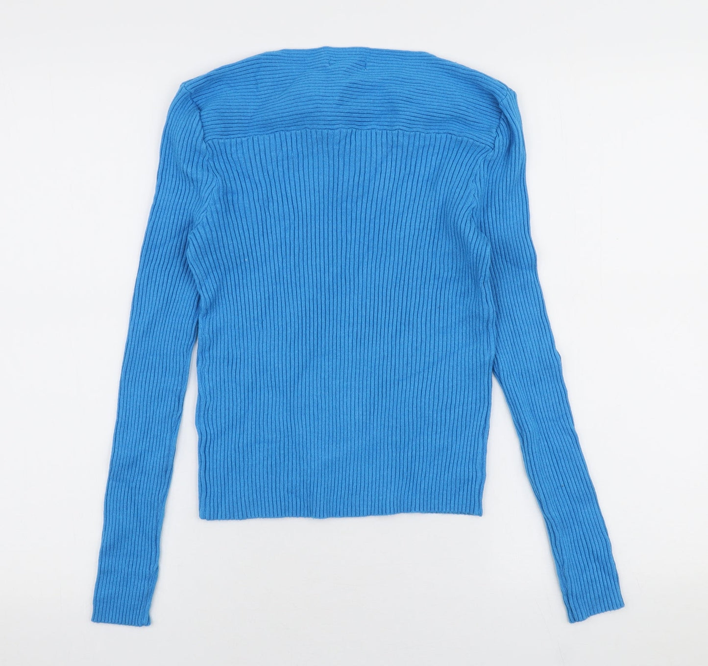 Womens UK Size M Warehouse Blue Pullover Jumper