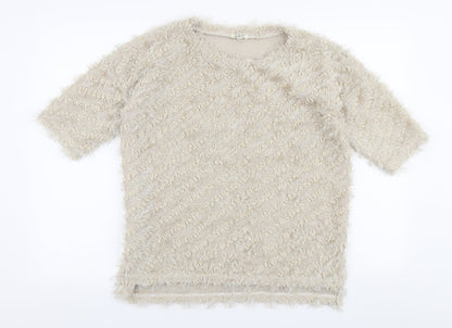 Womens UK Size 14 River Island Beige Pullover Jumper