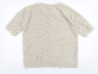 Womens UK Size 14 River Island Beige Pullover Jumper