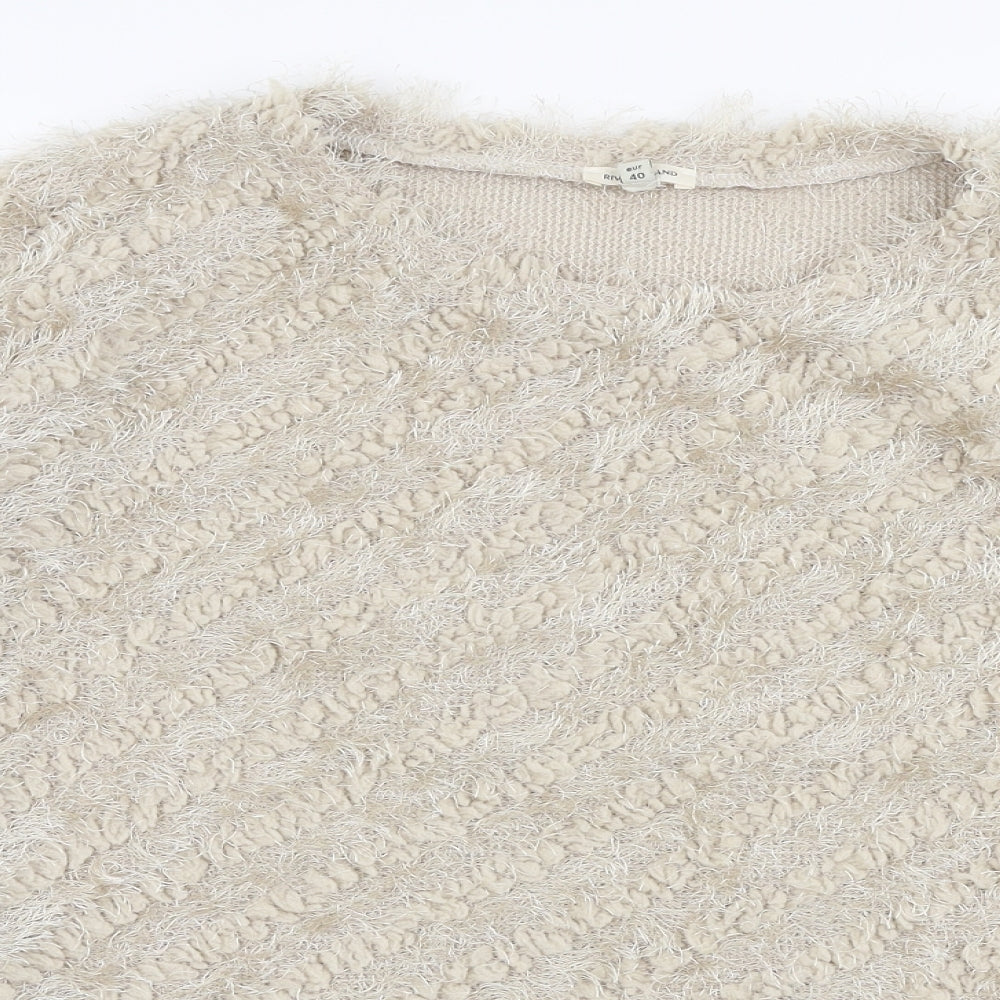 Womens UK Size 14 River Island Beige Pullover Jumper
