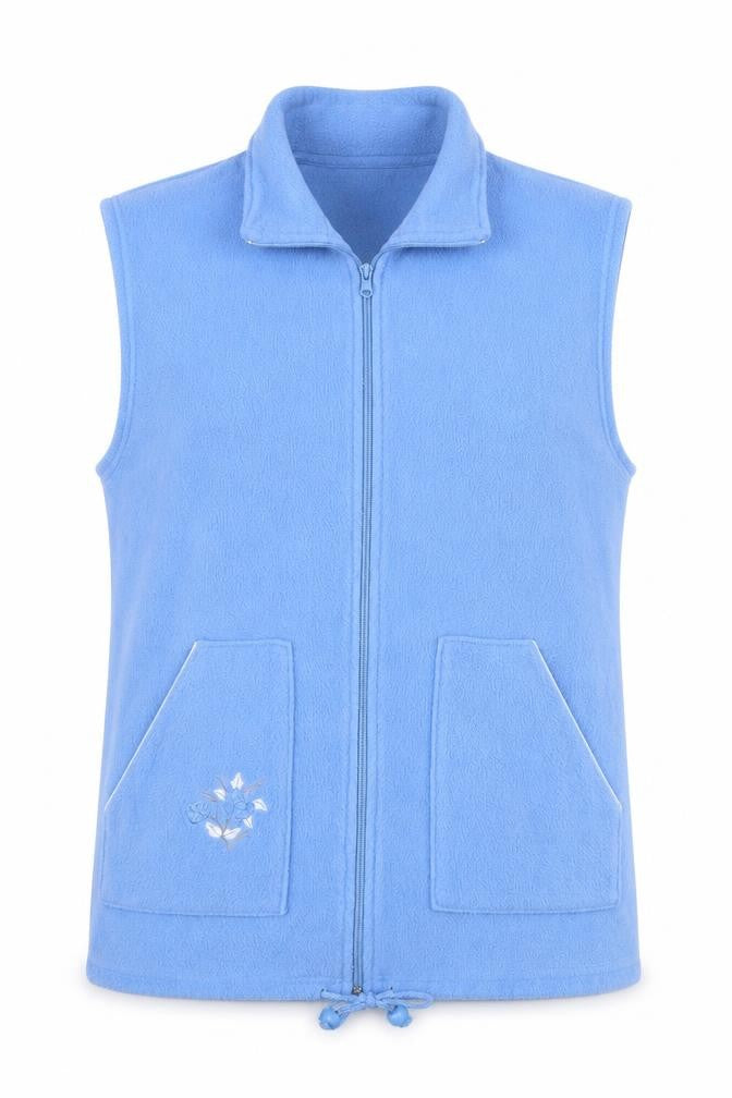 Womens UK Size S Daxon Blue Gilet