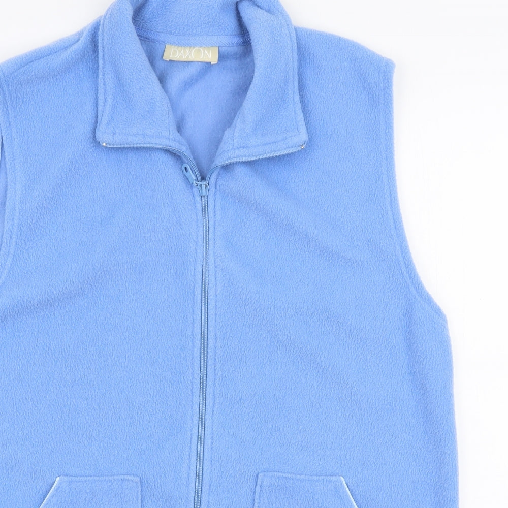 Womens UK Size S Daxon Blue Gilet