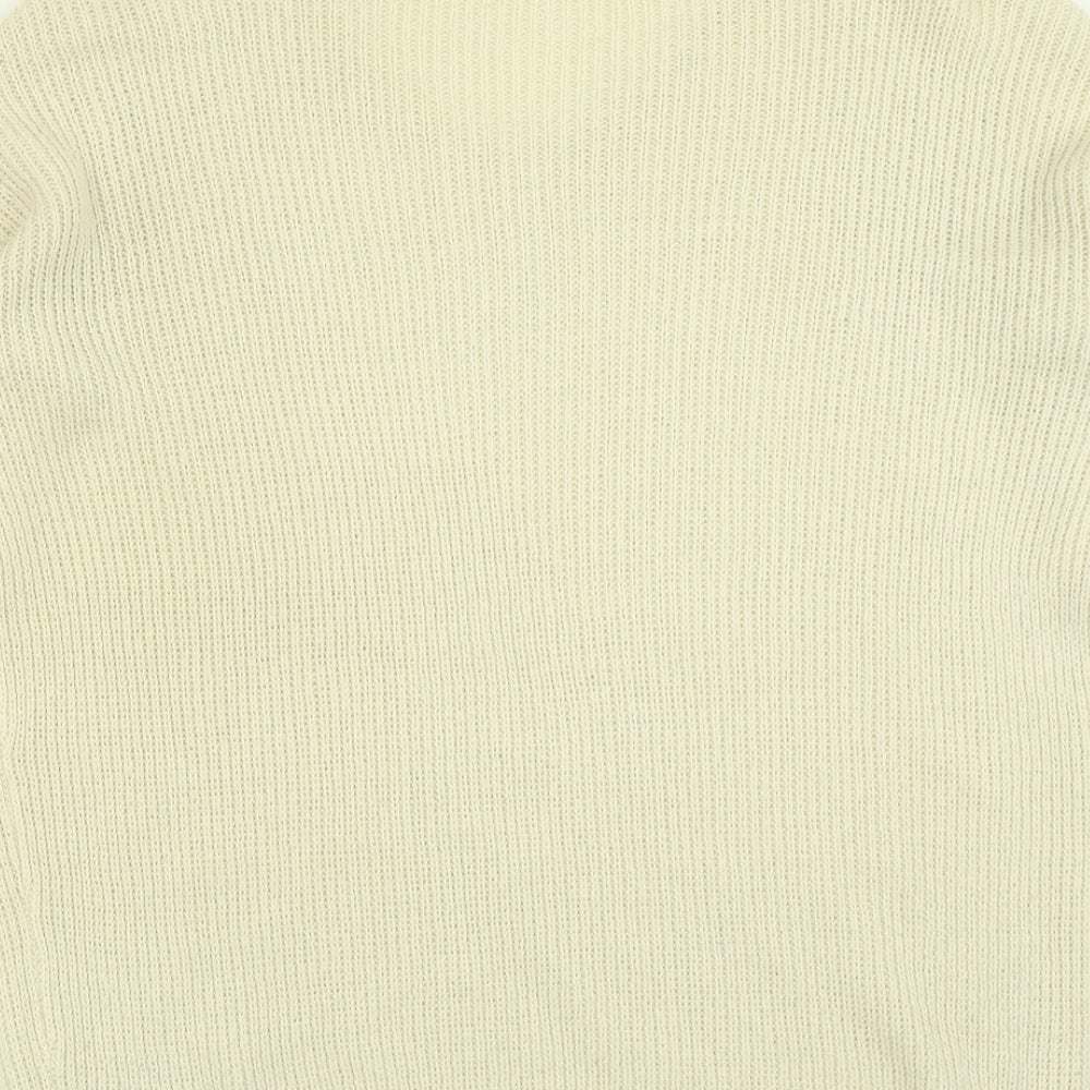 Womens UK Size XS H&M Ivory Pullover Jumper