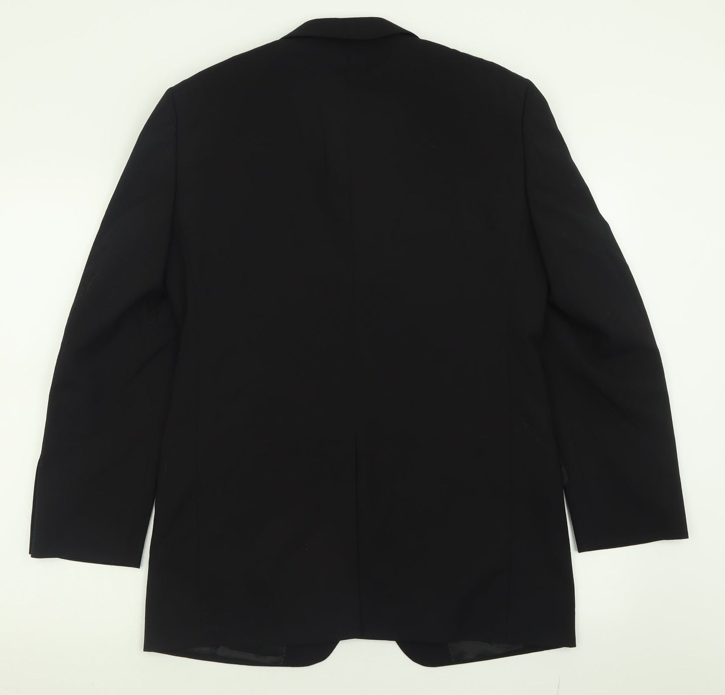 Mens UK Size 36 Charlton Gray Regular Black Suit Jacket