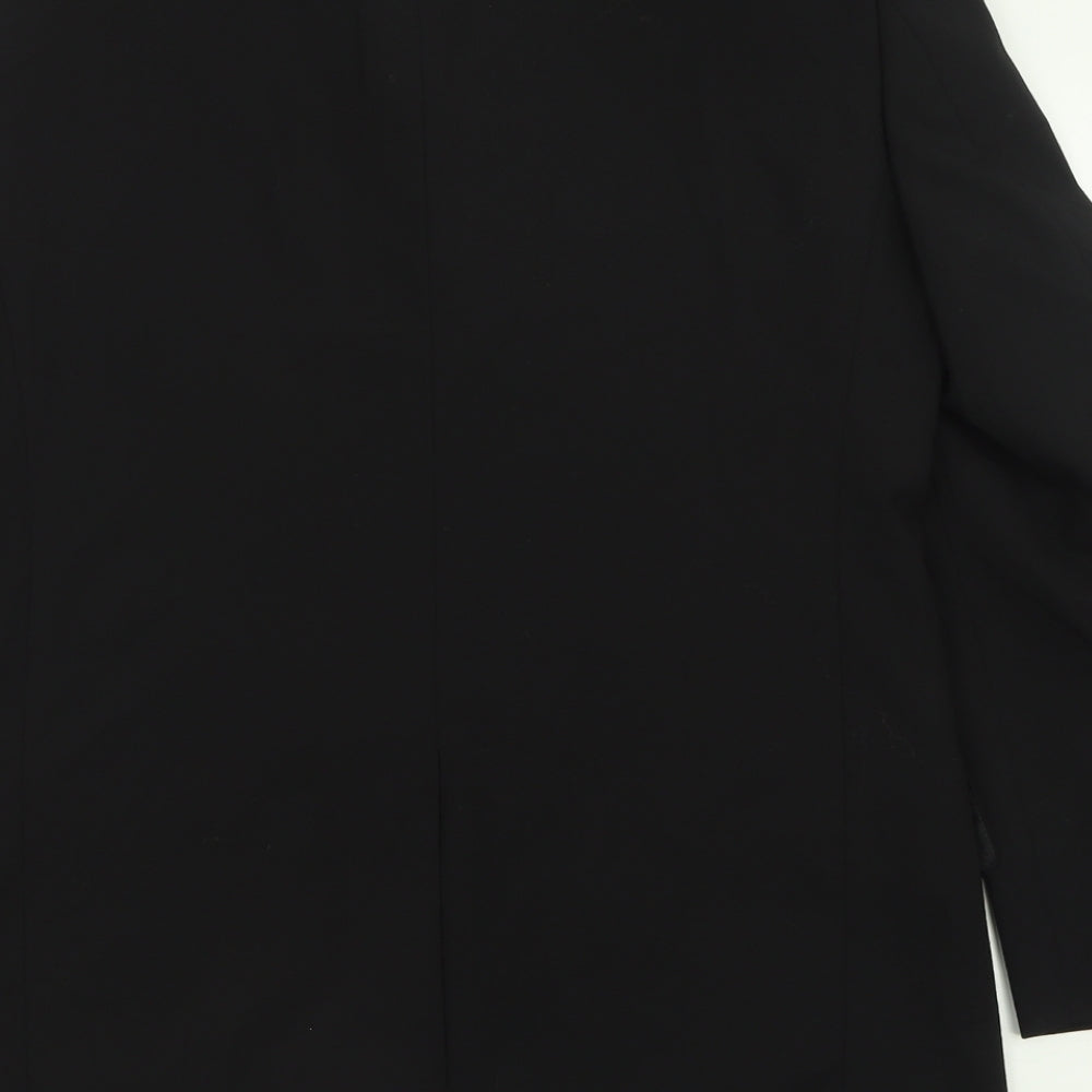 Mens UK Size 36 Charlton Gray Regular Black Suit Jacket
