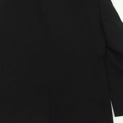Mens UK Size 36 Charlton Gray Regular Black Suit Jacket