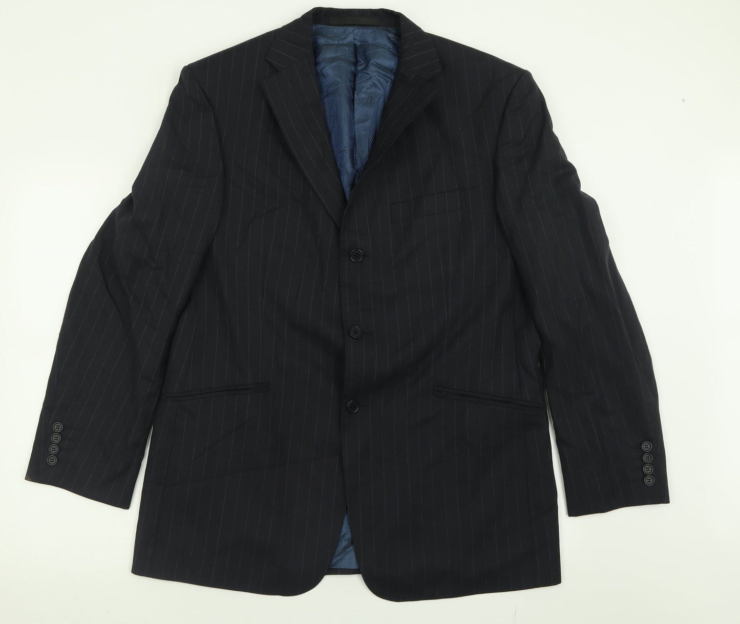 Mens UK Size 42 Marks and Spencer Regular Black Suit Jacket