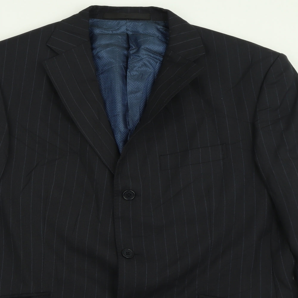 Mens UK Size 42 Marks and Spencer Regular Black Suit Jacket
