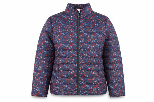 Womens UK Size M Anna De Lancay Blue Puffer Jacket