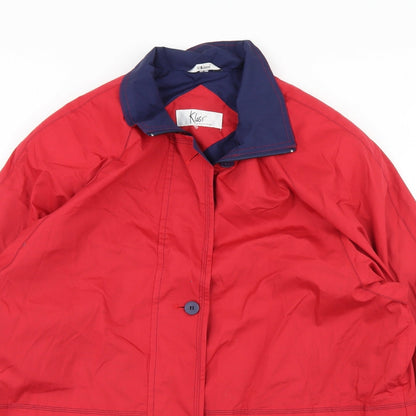 Klass Womens Red   Jacket  Size M  Zip