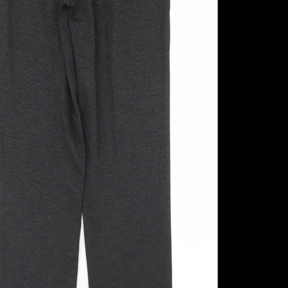 Womens UK Size 10 Marks and Spencer Regular Fit Dress Pants Grey Trousers