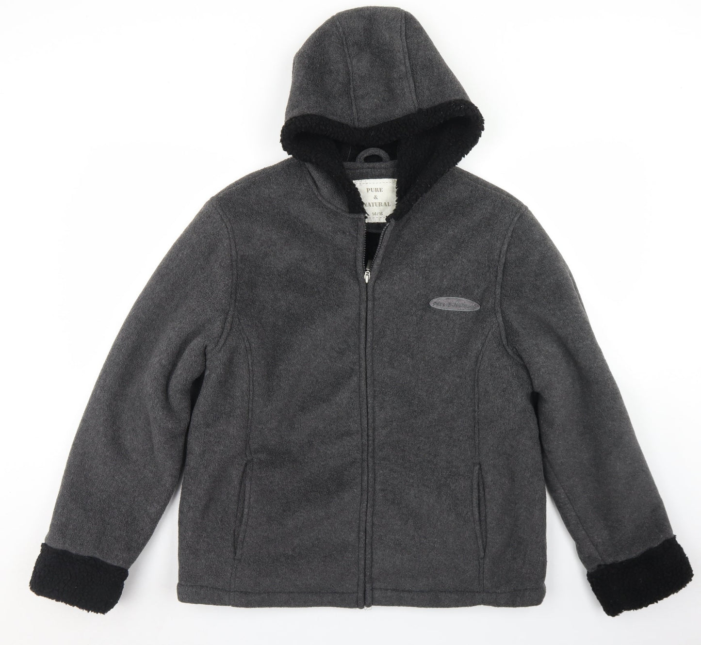 Womens UK Size 14 Pure & Natural Grey Jacket