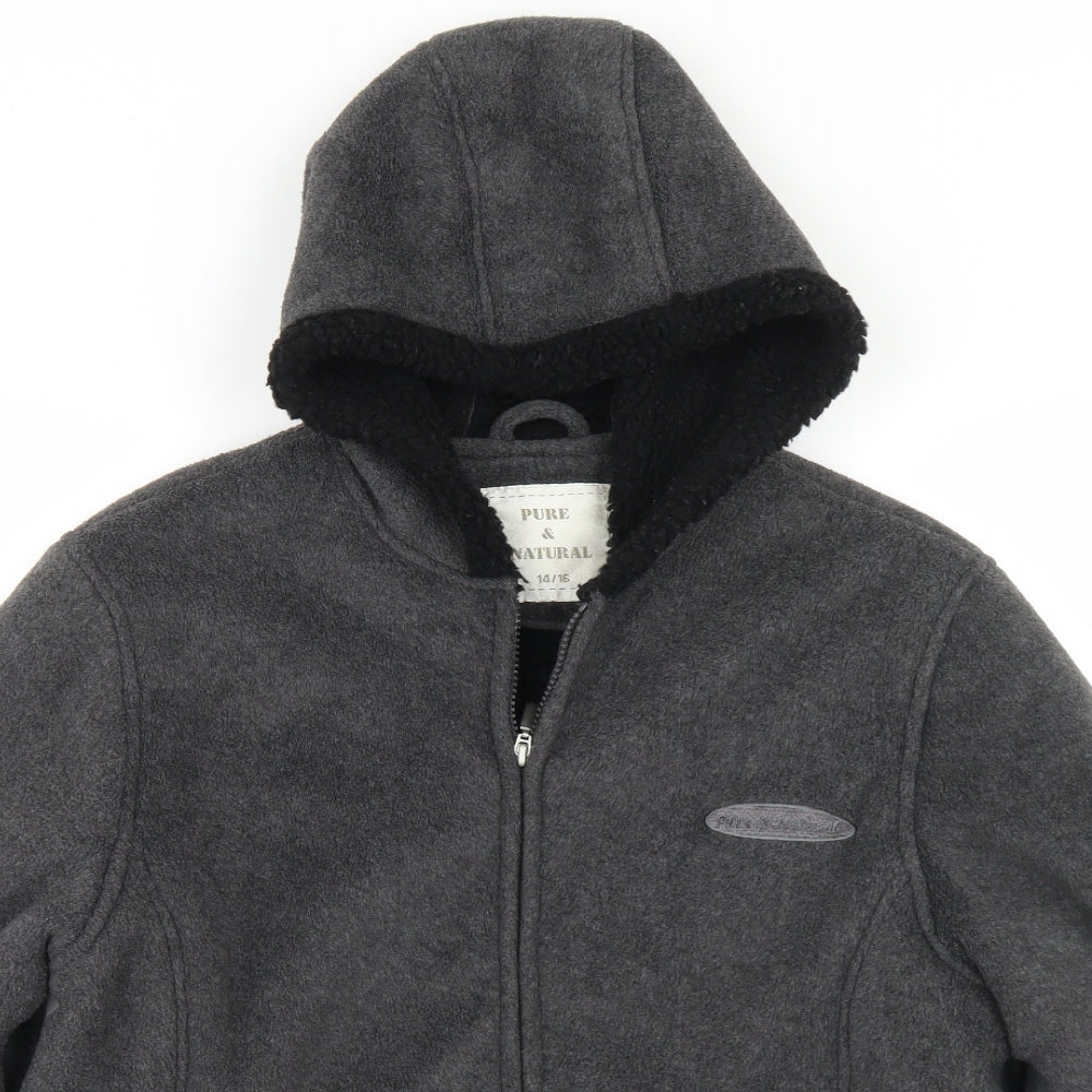 Womens UK Size 14 Pure & Natural Grey Jacket
