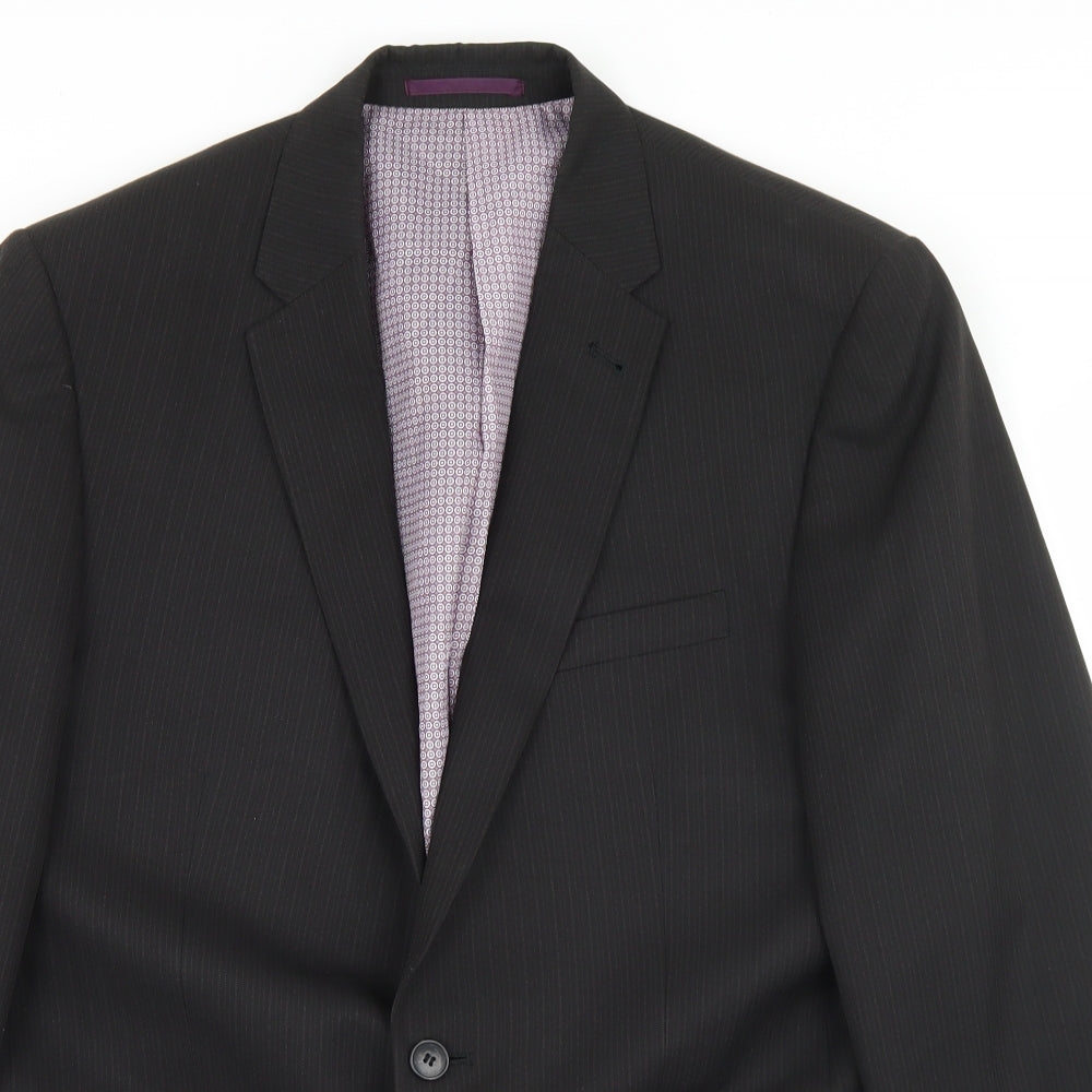 Mens UK Size 42 Taylor & Wright Regular Black Suit Jacket
